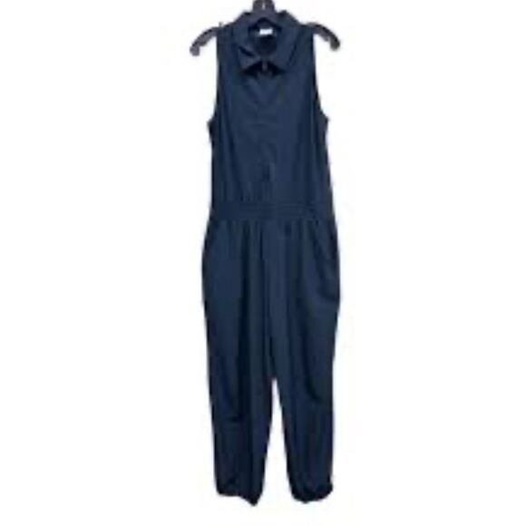 Abercrombie And Fitch Jumpsuit Traveler Zip Up Women’s Size Large Tall - Picture 4 of 8